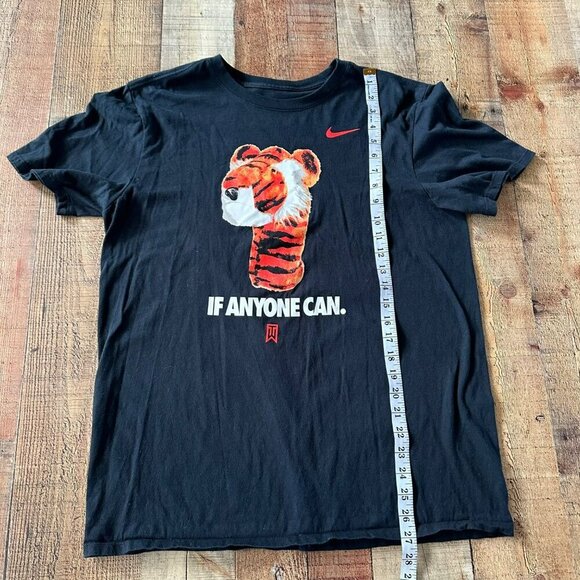 Nike Men'sTiger Woods If Anyone Can Short Sleeve Graphic T-Shirt Tee in Black -L - Picture 5 of 8